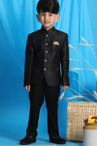 boy's black jodhpuri