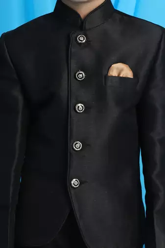 boy's black jodhpuri