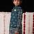 Jbn creation boy's navy blue nehru jacket