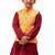 Jbn creation boy's yellow nehru jacket