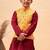 Jbn creation boy's yellow nehru jacket
