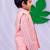Jbn creation boy's peach nehru jacket