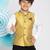 Jbn creation boy's yellow nehru jacket