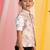 Jbn creation boy's pink nehru jacket