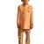 Jbn creation boy's pink and cream sherwani set
