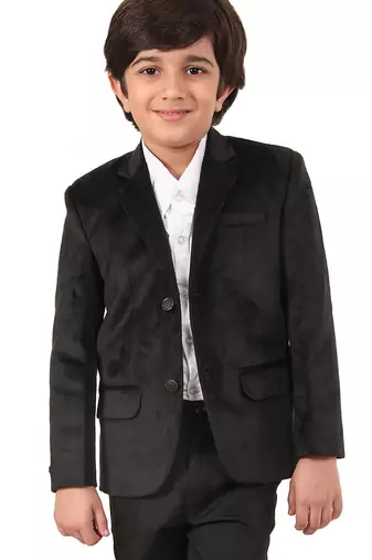 boy's navy blue blazer