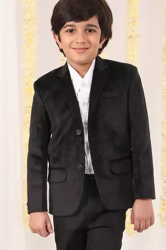boy's navy blue blazer