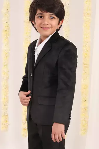 boy's navy blue blazer