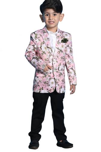 Jbn creation boy's pink blazer