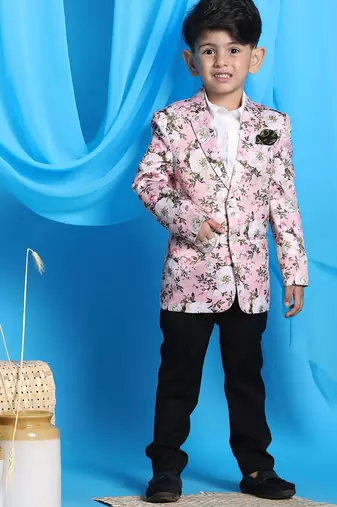 boy's pink blazer