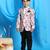 Jbn creation boy's pink blazer