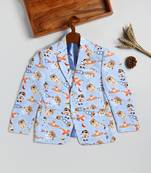 boy's aqua blazer