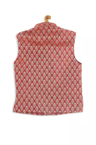 infant boys silk blend nehru jacket
