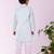 Jbn creation boys' green and white kurta and pyjama set