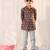 Jbn creation boys' coffee ethnic shirt