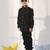 Jbn creation boys' black ethnic shirt