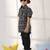 Jbn creation boys' black ethnic shirt