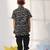 Jbn creation boys' black ethnic shirt