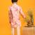 Jbn creation boys' multicolor base pink kurta pyjama set