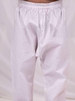 boys' blue and white kurta and pyjama set 5