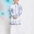Jbn creation boys' blue and white kurta pyjama set