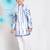 Jbn creation boys' blue and white kurta pyjama set