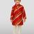 Jbn creations boys maroon rayon kurta with cream pyjama - traditional lehariya print set