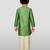 Jbn creations boys green jacquard silk kurta with cream pyjama - classic festive set