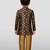 Jbn creations boys coffee indo-western kurta with rose gold pyjama - modern festive