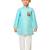 Jbn creations boys' aqua cotton printed kurta set with white pyjama - navratri special