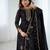 Black Georgette Embroidered Suit Set with Dupatta | Elegant Partywear Salwar Kameez