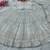 Silver Color Thread Embroidery,Dori Work With Sequins Work Faux Georgette Lehenga Choli