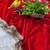 Red Color Bridal Velvet Saree