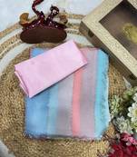 Multi Color Jarkhan Diamond And Katdana Work Tebby Silk Saree