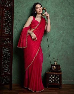 Ranicolor fendy chiffon saree with running blouse 2
