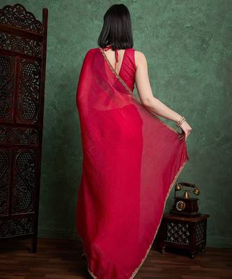 Ranicolor fendy chiffon saree with running blouse 3