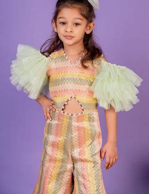 Multicolor embroidered cotton jumpsuit 3