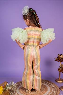 Multicolor embroidered cotton jumpsuit 5