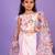 Pink printed cotton co ord set
