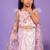 Pink printed cotton co ord set