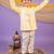 Yellow plain cotton bandhgala