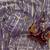 Lavender Color Sequence Embroidery Work Space Silk Saree