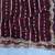 Wine Color Sequence Embroidery Work Space Silk Saree