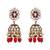 Indian wedding bollywood handcrafted kundan & pearl jhumka earrings for women (e3271m)