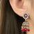 Indian wedding bollywood handcrafted kundan & pearl jhumka earrings for women (e3271m)