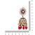 Indian wedding bollywood handcrafted kundan & pearl jhumka earrings for women (e3271m)