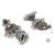 Ethnic silver oxidized indian wedding bollywood style boho jhumka earrings for women (e3278oxmg)