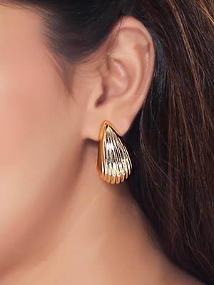 Indian wedding bollywood lightweight stud earrings for women  2