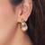 Indian wedding bollywood lightweight stud earrings for women (e3280fl)