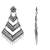 Ethnic silver oxidized indian wedding bollywood dangle earring for women (e3284ox)